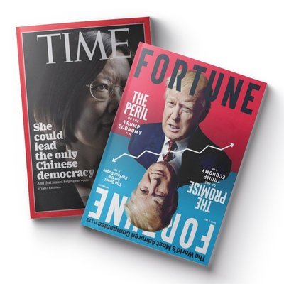 TIME 30期(8個月) + FORTUNE 12期(6本) ★送TIME數位版+送英文精裝書