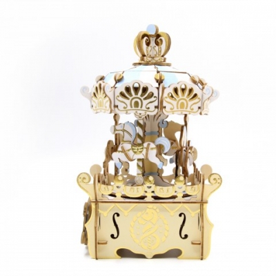 Jigzle  音樂盒旋轉木馬 彩色版(95折)★家庭親子活動的首選2