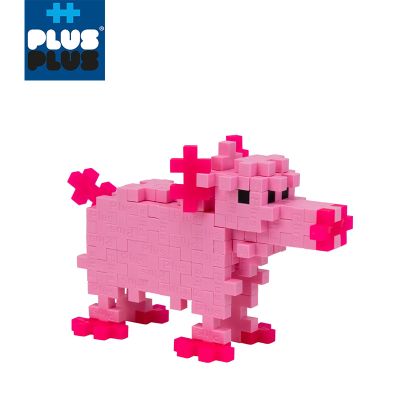 PLUS PLUS 加加積木 100PCS 小豬(95折)