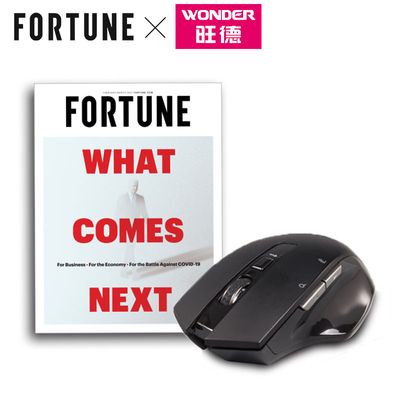 Fortune 財富雜誌 一年12期(6本)+贈網頁閱讀版+AI無線語音打字翻譯滑鼠(新贈品)