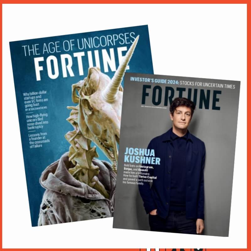 Fortune  財富雜誌 一年12期(6本)1